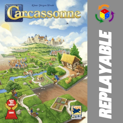 Carcassonne board game cover image